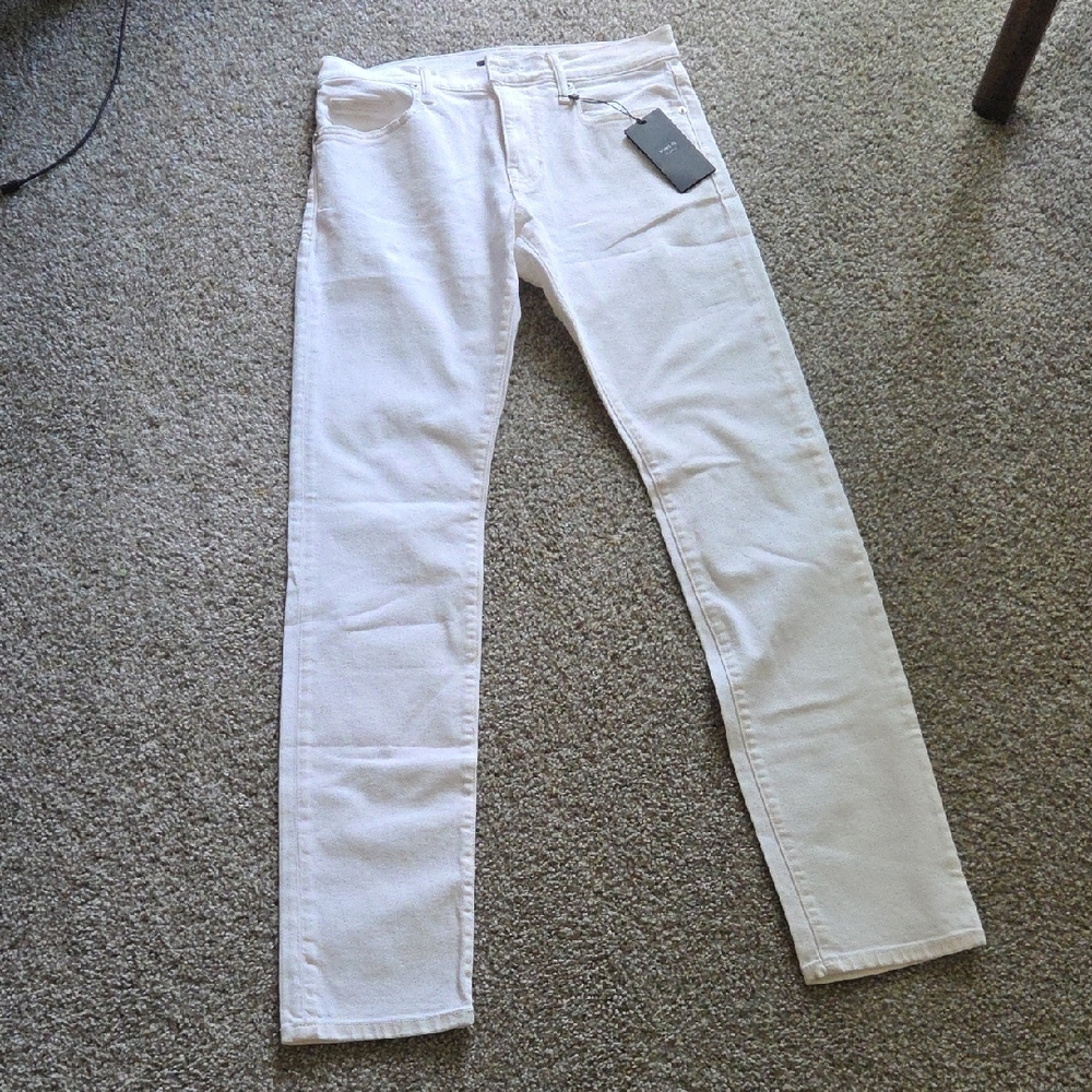 Vince Men's Slim Jeans in White 30x34